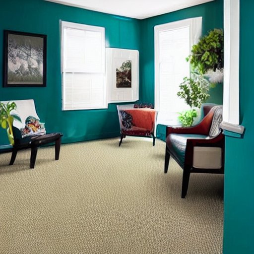What Color Carpet Goes With Teal Walls?