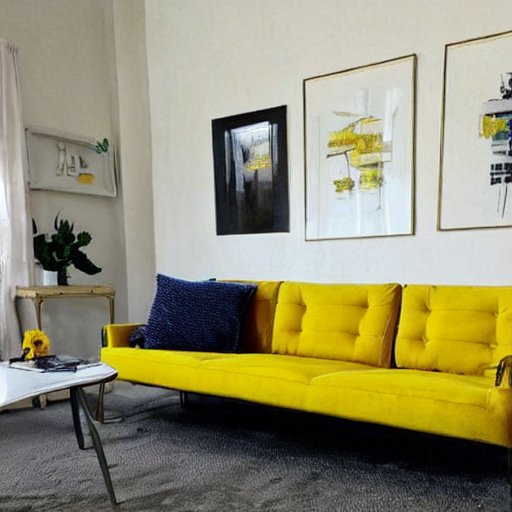 What Color Rug Goes With A Yellow Couch?