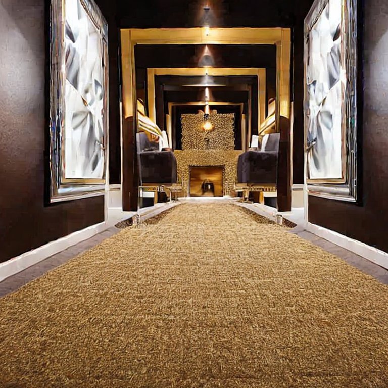 What Color Goes With Gold Carpet?