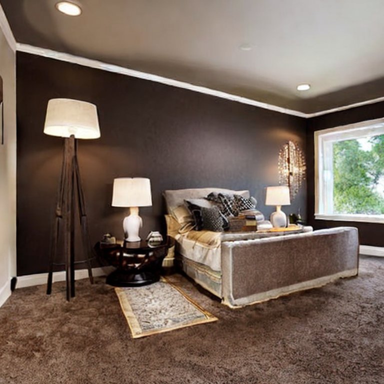 What Color Carpet Goes with Dark Brown Walls?