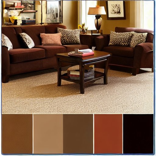 What Color Carpet Goes With Brown Furniture?