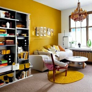 What Color Carpet Goes with Mustard Walls