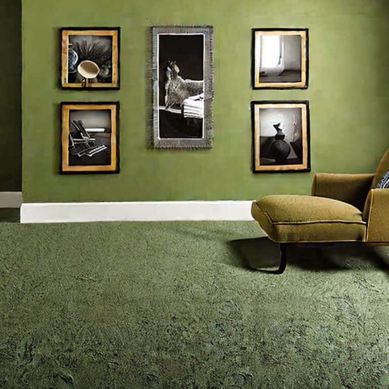 What Color Carpet Goes with Olive Green Walls?