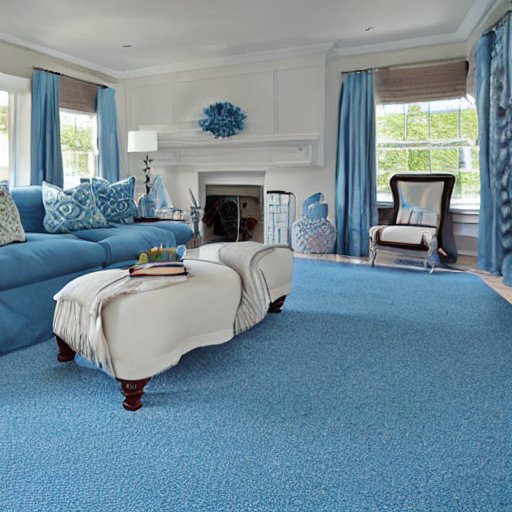What Color Goes with Light Blue Carpet?