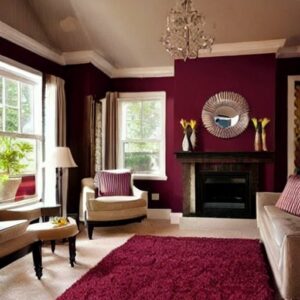 What Color Paint Goes with Maroon Carpet?