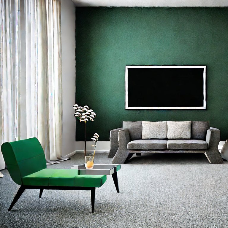 What Color Paint Goes with Emerald Green Carpet?