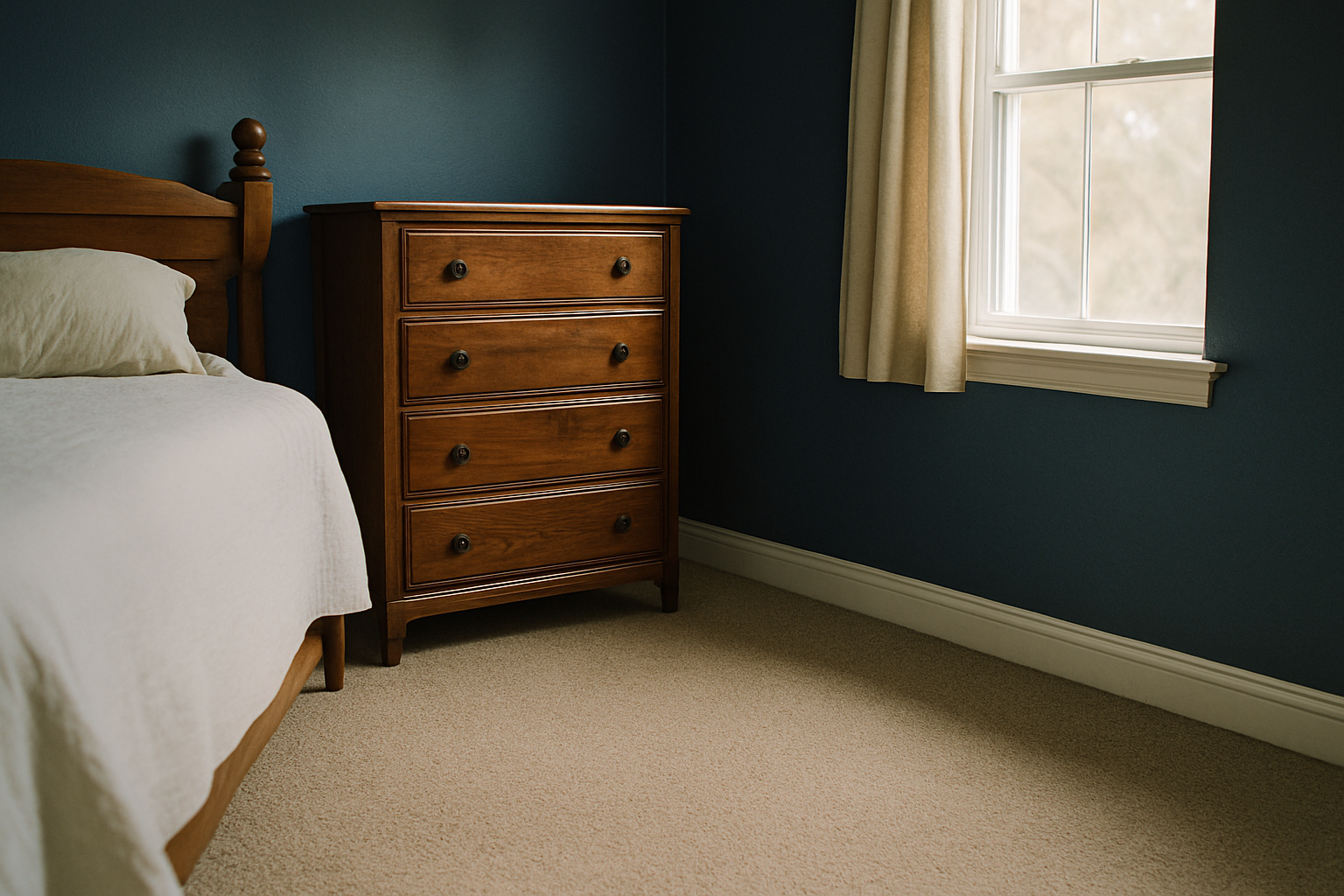 Texture and Pile Type Matter More Than Color in Dark Rooms